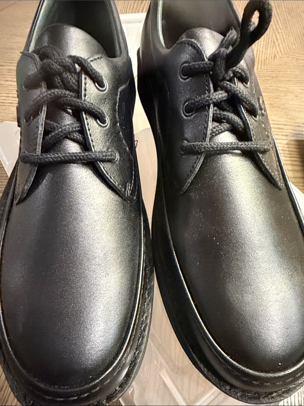 Hush Puppies The Body Shop Men's Black Lace-Up Oxford Shoes - Picture 4 of 8